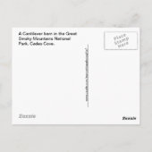 スモーキーズカズコーブカンチレバーメンティプトンプレイス ポストカード (裏面)