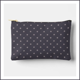 スモーキーダイヤモンドフロレットパターン アクセサリーポーチ