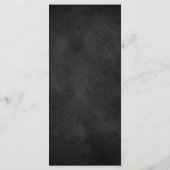 スモーキーダークブラックローズブーケ結婚ーズ メニュー (裏面)