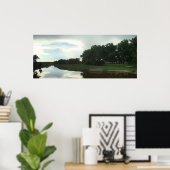 スモーキーヒルリバーリフレクション ポスター (ホームオフィス)