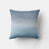 スモーキーブルーグラデーションシルバーグラムヒョウ柄 クッション (裏面)