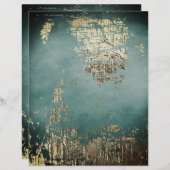 スモーキーブルーメタリックスクラップブック紙 (正面/裏面)