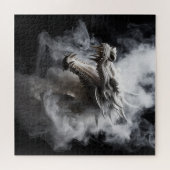 スモーキーホワイトドラゴン ジグソーパズル (横)