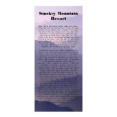 スモーキーマウンティアンリゾートラックカード ラックカード (裏面)