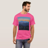 スモーキーマウンテン絵を描ズの野球スリーブ Tシャツ (正面フル)