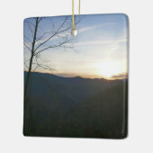 スモーキー山脈の日の出 セラミックオーナメント (左)