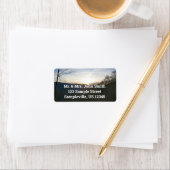 スモーキー山脈の日の出 ラベル (インサイチュ)