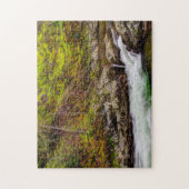 スモーキー山脈の素晴らし森の流れ ジグソーパズル (縦)