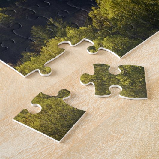 スモーキー州ケードズ·コーブの森の空素晴らし中観 ジグソーパズル (側面)