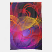 スモーキー渦巻き キッチンタオル (縦)