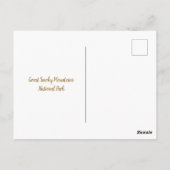 スモーキー素晴らしマウンテンズ秋オータムリバー ポストカード (裏面)