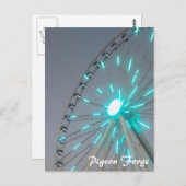 スモーキー素晴らしマウンテンフェリスホイールピジョンフォージTN ポストカード (正面/裏面)