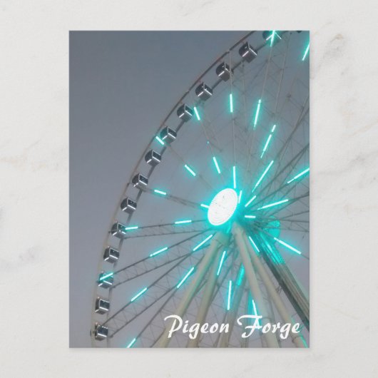 スモーキー素晴らしマウンテンフェリスホイールピジョンフォージTN ポストカード (正面)