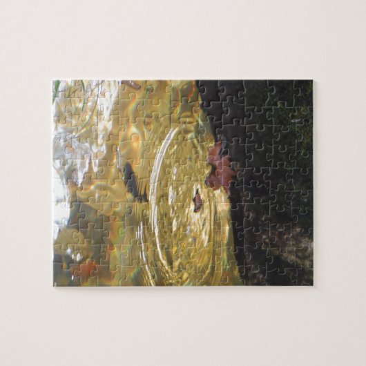 スモーキー食べ物を与えマウンテンクリークの水中マス ジグソーパズル (横)