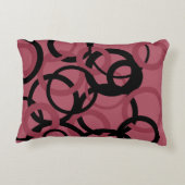 スモーキー・トパーズとブラック・サークル アクセントクッション (裏面)