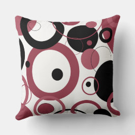 スモーキー・トパーズとブラック・サークル クッション