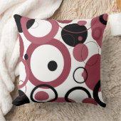 スモーキー・トパーズとブラック・サークル クッション (ブランケット)