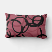 スモーキー・トパーズとブラック・サークル ランバークッション (裏面)