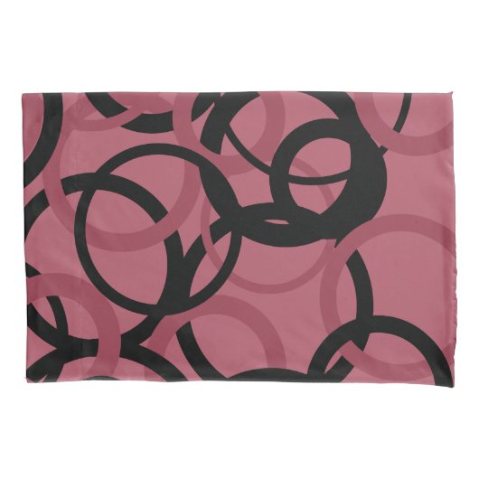 スモーキー・トパーズとブラック・サークル 枕カバー (正面)