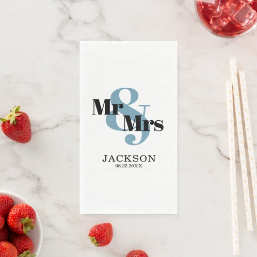 スモーキー ブルー ブラックのMr. & Mrs. ウェディング (インサイチュ)
