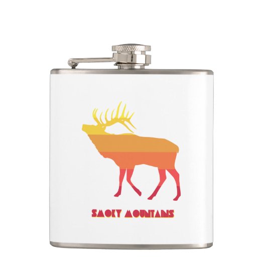 スモーキー・マウンテンの鹿 フラスク (正面)