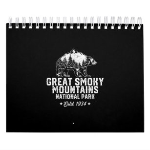 スモーキ素晴らしーマウンテン国立公園ベアヴィンテージ カレンダー