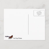 スモークの山々の春風景 ポストカード (裏面)