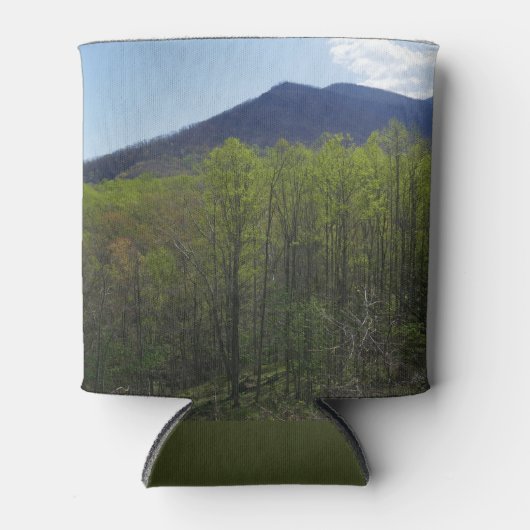 スモークの山々の春風景 缶クーラー (正面)