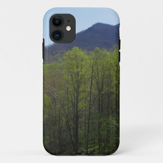 スモークの山々の春風景 Case-Mate iPhoneケース (裏面)