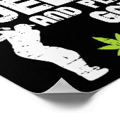 スモークウィード遊ゴルフゴルフThcゴルファーStoner ポスター (角)