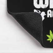 スモークウィード遊ゴルフゴルフThcゴルファーStoner マウスパッド (コーナー)