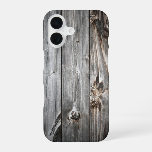 スモークウッドパターン iPhone 16ケース (裏面)