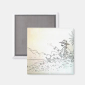 スモークカウボーイマグネット マグネット (正面/裏面)