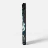 スモークカスタムデザイン付きモノグラムiPhoneケース iPhoneケース (左側面)