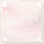 スモークカラフルアートガラスコースター ガラスコースター (裏面)