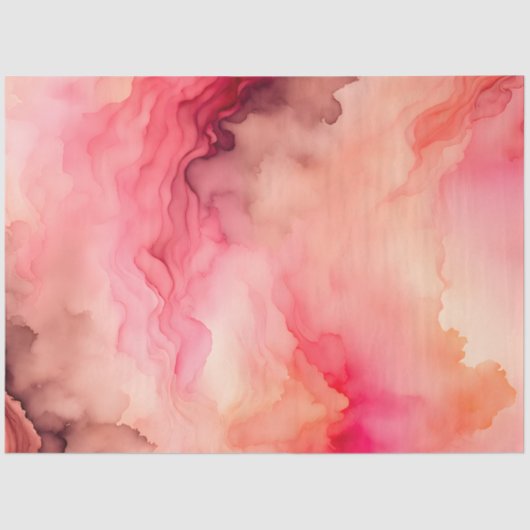 スモークカラフルアートティッシュペーパー 薄葉紙 (正面)