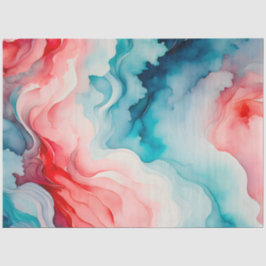 スモークカラフルアートティッシュペーパー 薄葉紙