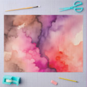 スモークカラフルアートティッシュペーパー 薄葉紙 (クラフト)