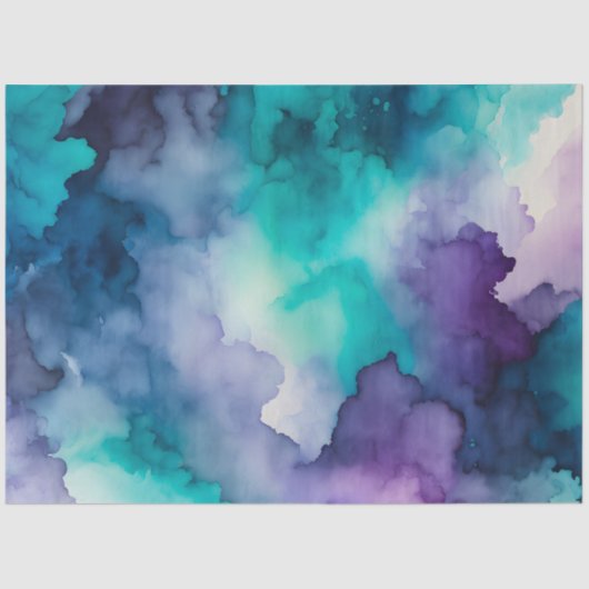 スモークカラフルアートティッシュペーパー 薄葉紙 (正面)