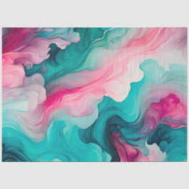 スモークカラフルアートティッシュペーパー 薄葉紙