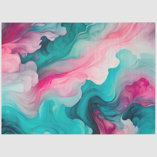 スモークカラフルアートティッシュペーパー 薄葉紙 (正面)