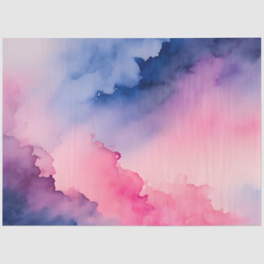 スモークカラフルアートティッシュペーパー 薄葉紙 (正面)