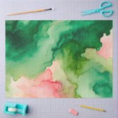 スモークカラフルアートティッシュペーパー 薄葉紙 (クラフト)