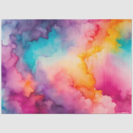 スモークカラフルアートティッシュペーパー 薄葉紙