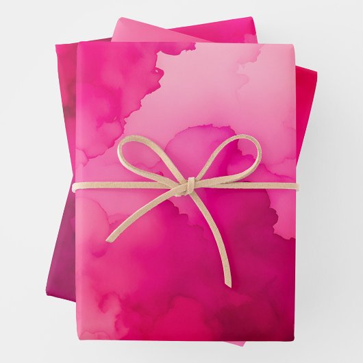 スモークカラフルアートラッピング紙シート ラッピングペーパーシート