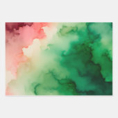 スモークカラフルアートラッピング紙シート ラッピングペーパーシート (正面2)