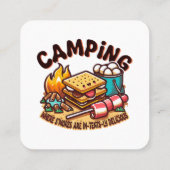 スモークキャンプ スクエア名刺 (裏面)