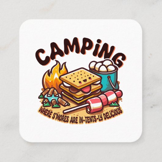 スモークキャンプ スクエア名刺 (裏面)