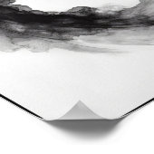 スモーククレーンのウィスパー抽象芸術 ポスター (角)