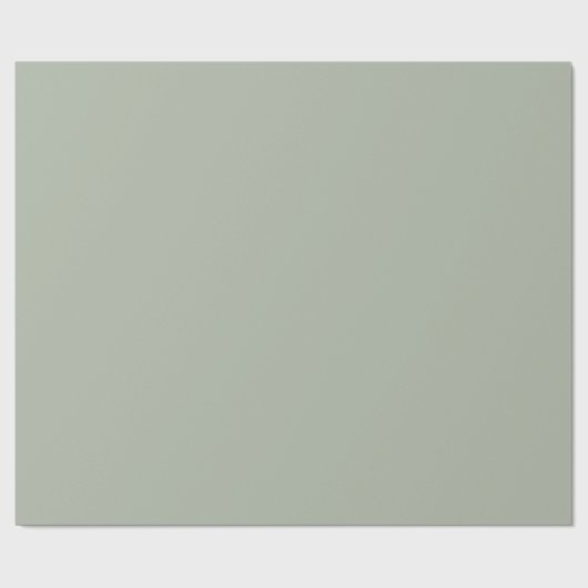 スモークグリーン ラッピングペーパー (フラット)